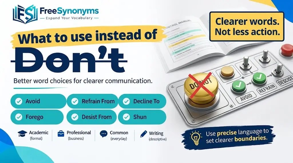 dont synonym