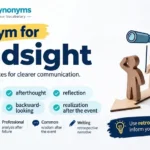 hindsight synonym