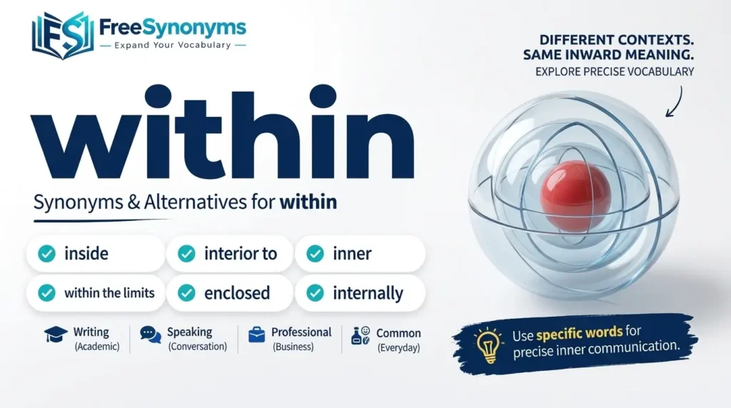 synonym for within